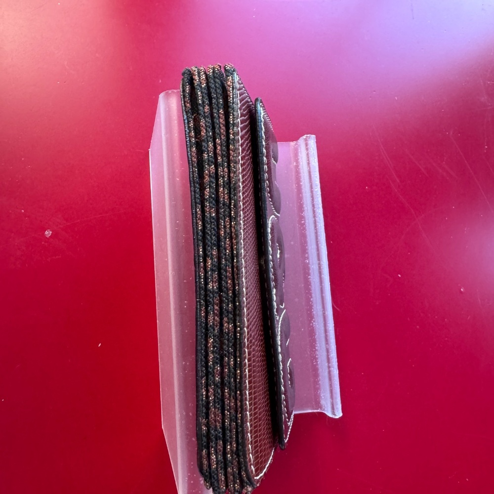 Dolce & Gabbana Monogram Brown Wallet Snakeskin with Dustbag EUC Like New - Picture 4 of 10